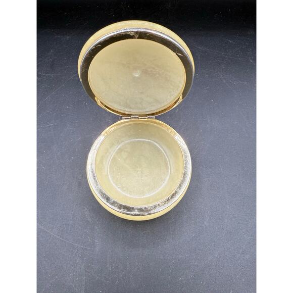 Yellow Alabaster Himark Giftware Italy Hinged Rose Floral Trinket Box - Picture 3 of 8